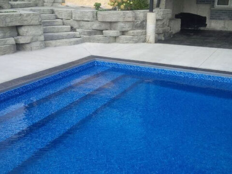 Pool Sun Bench Installation, SoFlo Pool Decks and Pavers of Port St Lucie